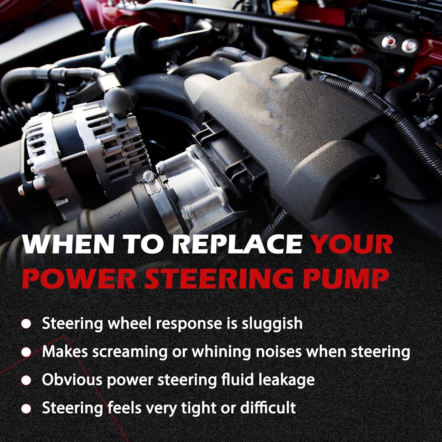 21-5223 Power Steering Pump For 2001-2007 Grand Caravan Town & Country 3.3L 3.8L