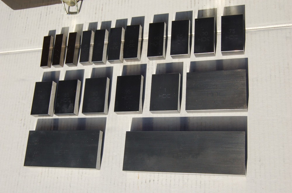 HDT 81 piece carbide gage block set