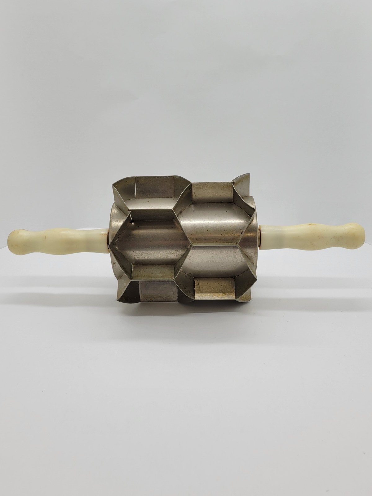 Moline Commercial Rotary Rolling Biscuit Donut Dough Cutter Hexagon Vintage