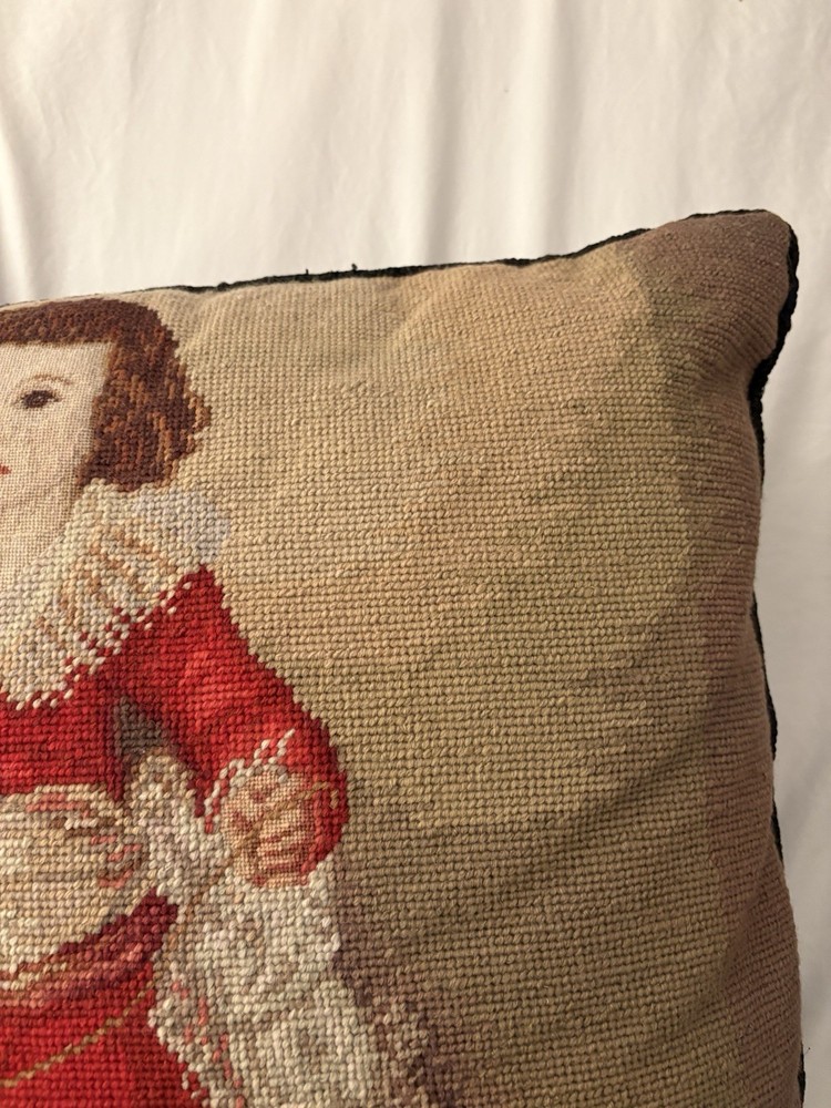 Vintage Bucilla Needlepoint Cushion