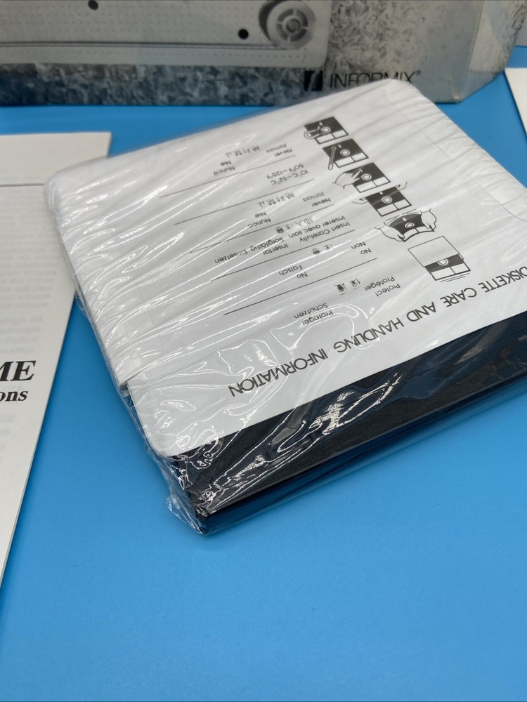 NEW OLD STOCK Sealed Informix DOS Runtime Box Set - ESQL/C 4GL SQL 5.25" Floppy