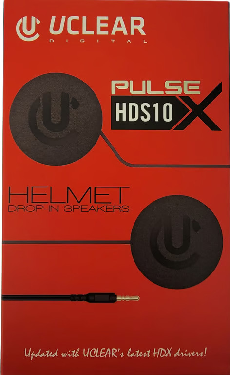 U-Clear HDS10X Helmet Speakers Motorcycle Street Bike Dirt Bike 111046