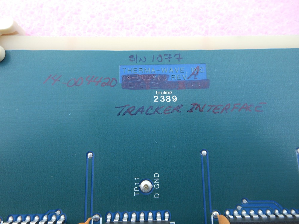 THERMA-WAVE 14-004420 TRACKBALL INTERFACE
