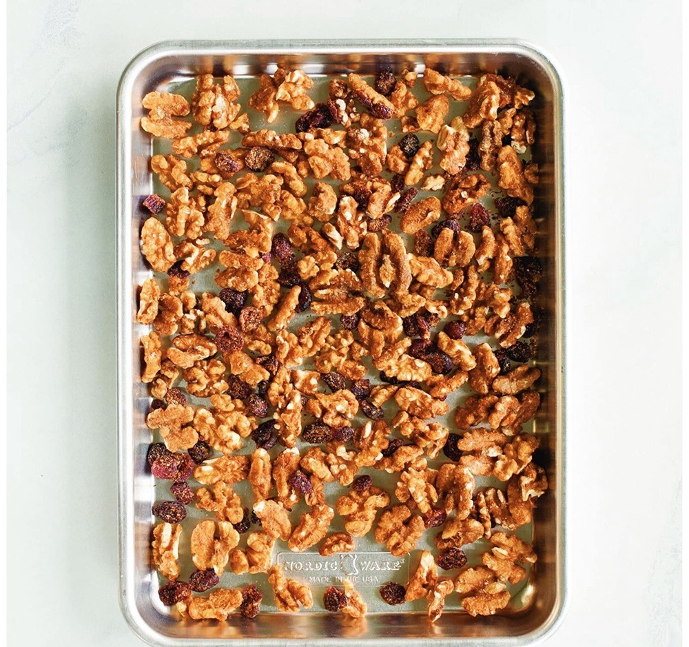 Nordic Ware, 4 Pk Mini Baking Quarter Multi-Purpose Sheets Grilling Serving Tray