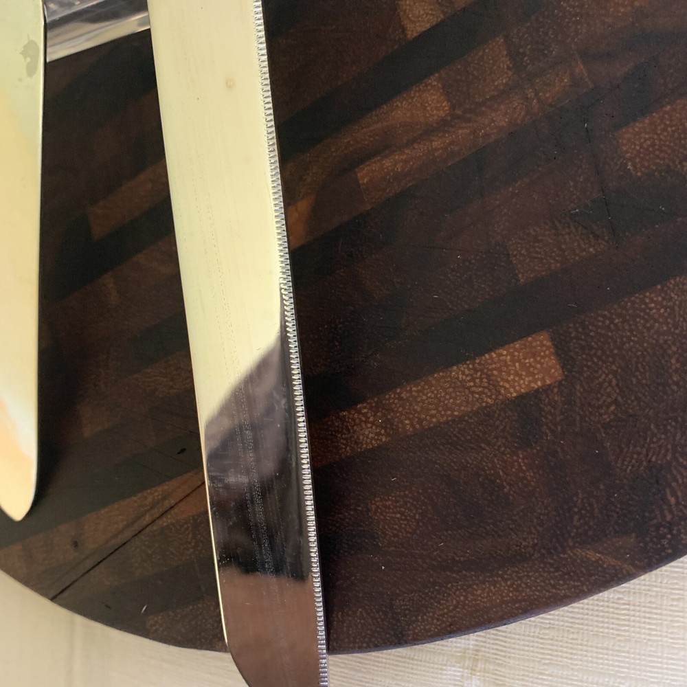 Beautiful Rhinestone Handle Wedding Cake Serving Set