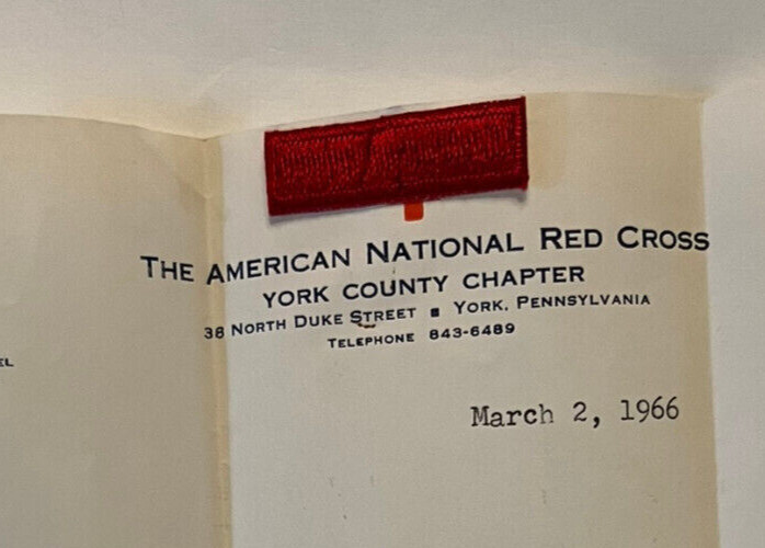 Red Cross Service Bar / Stripe 1966
