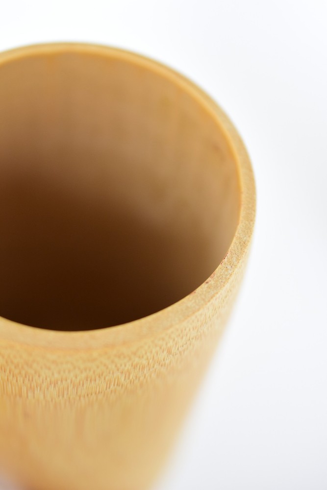 Yasutomo Bamboo Brush Vase-Medium