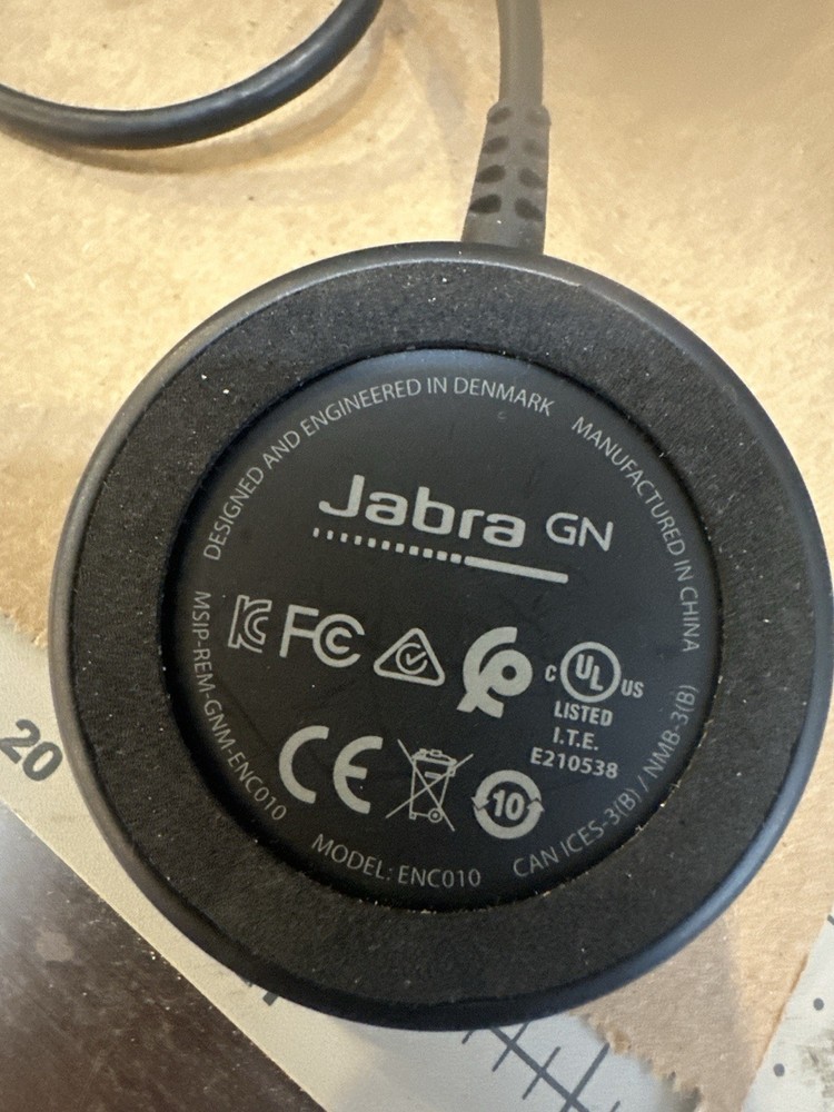 Jabra Evolve 40 Wired Stereo USB C Headset Controller