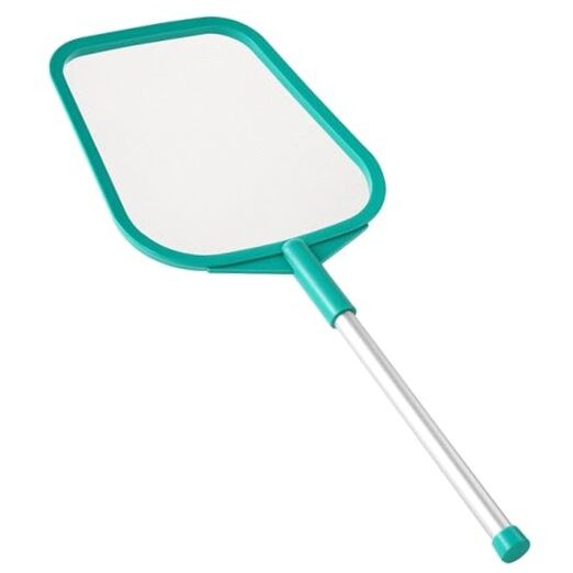 Pool Skimmer - Pool Net with Pole, Pool Skimmer Net with Solid Plastic Frame,