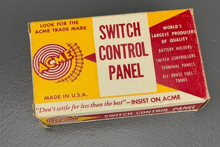 Acme #404 Switch Control Panel for four switches NIB! E0158