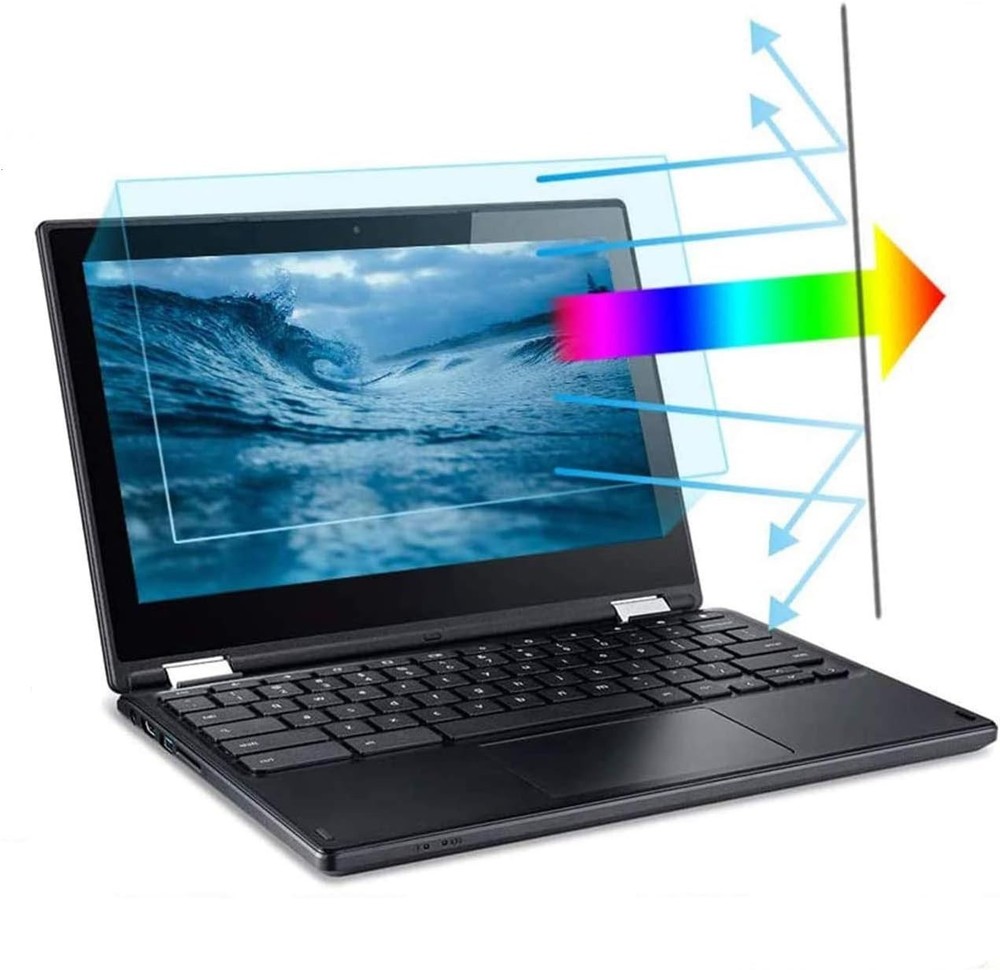 11.6" Blue Light & Glare Blocking Screen Protector – Easy Install 2 Pack