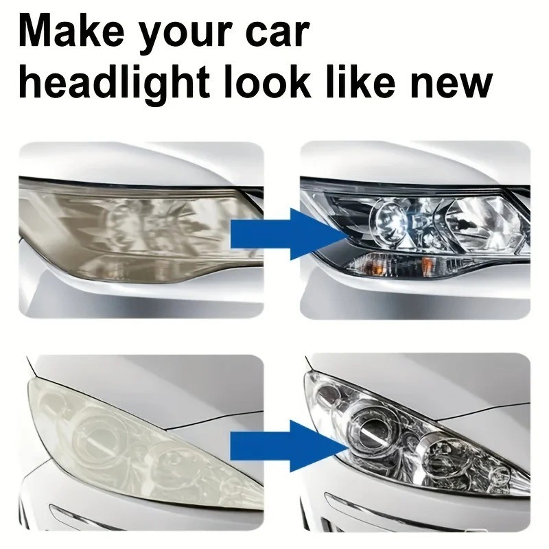 Car Headlight Restoration Kit Scratch Remover
