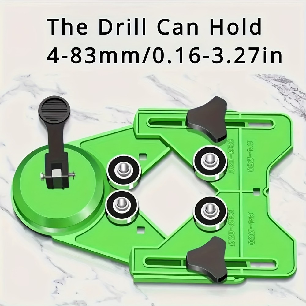 Tile & Marble Drilling Locator - Suction Cup Guide for Precise Circular Holes