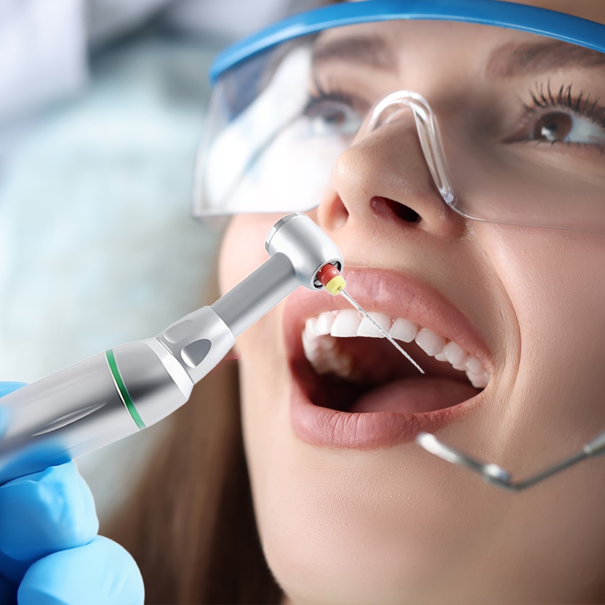 AZDENT Dental Endo Reciprocating Handpiece 10:1 Contra Angle /Endo Rotary Files