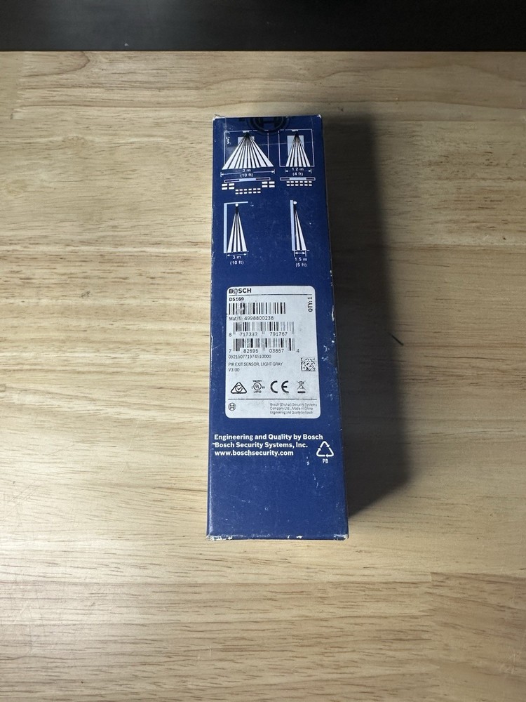 Bosch DS160 Request to Exit Motion Sensor - Light Gray