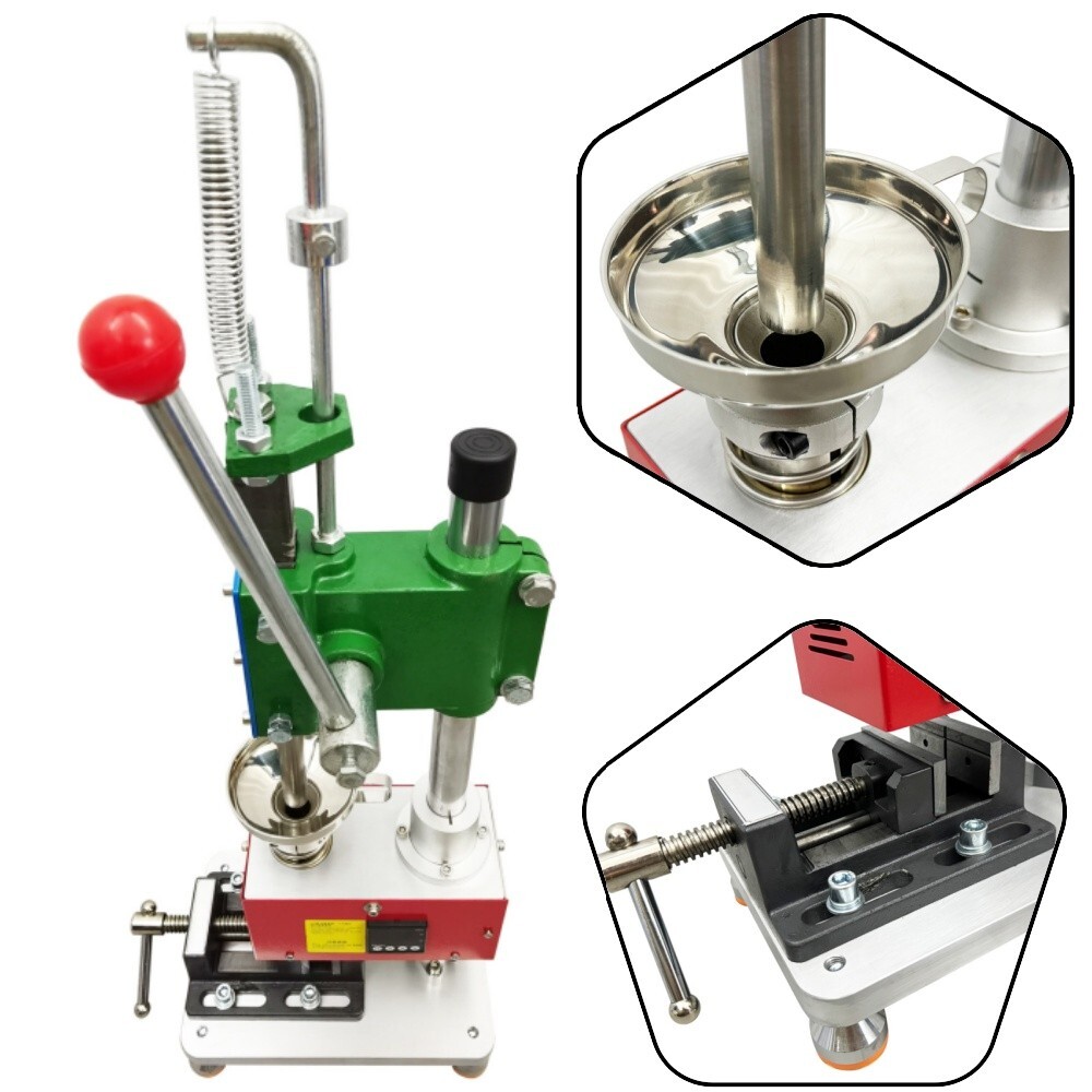 110V Plastic Injection Machine DIY 0.035-0.7oz Manual Injection Molding Machine