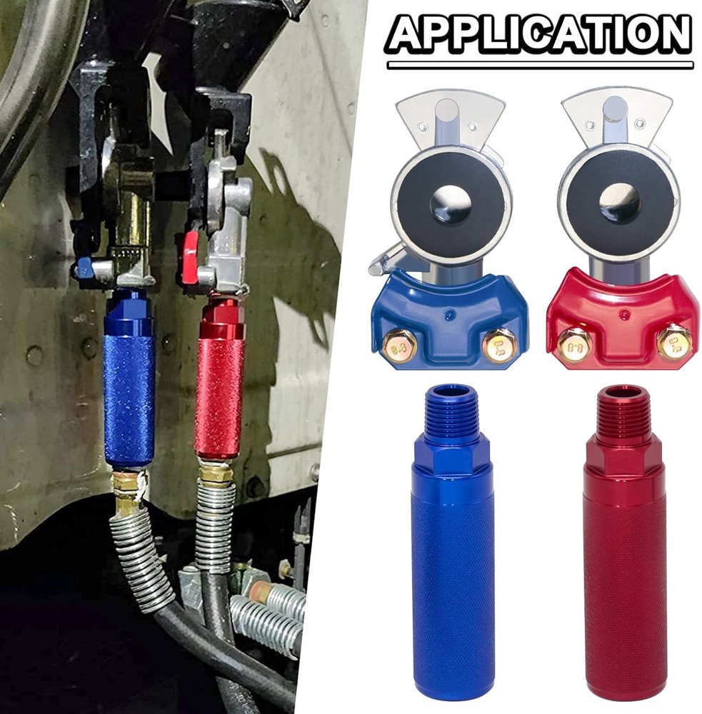 Enhanced Grip Glad Hand Set with Corrosion-Resistant Features for Heavy Vehicles