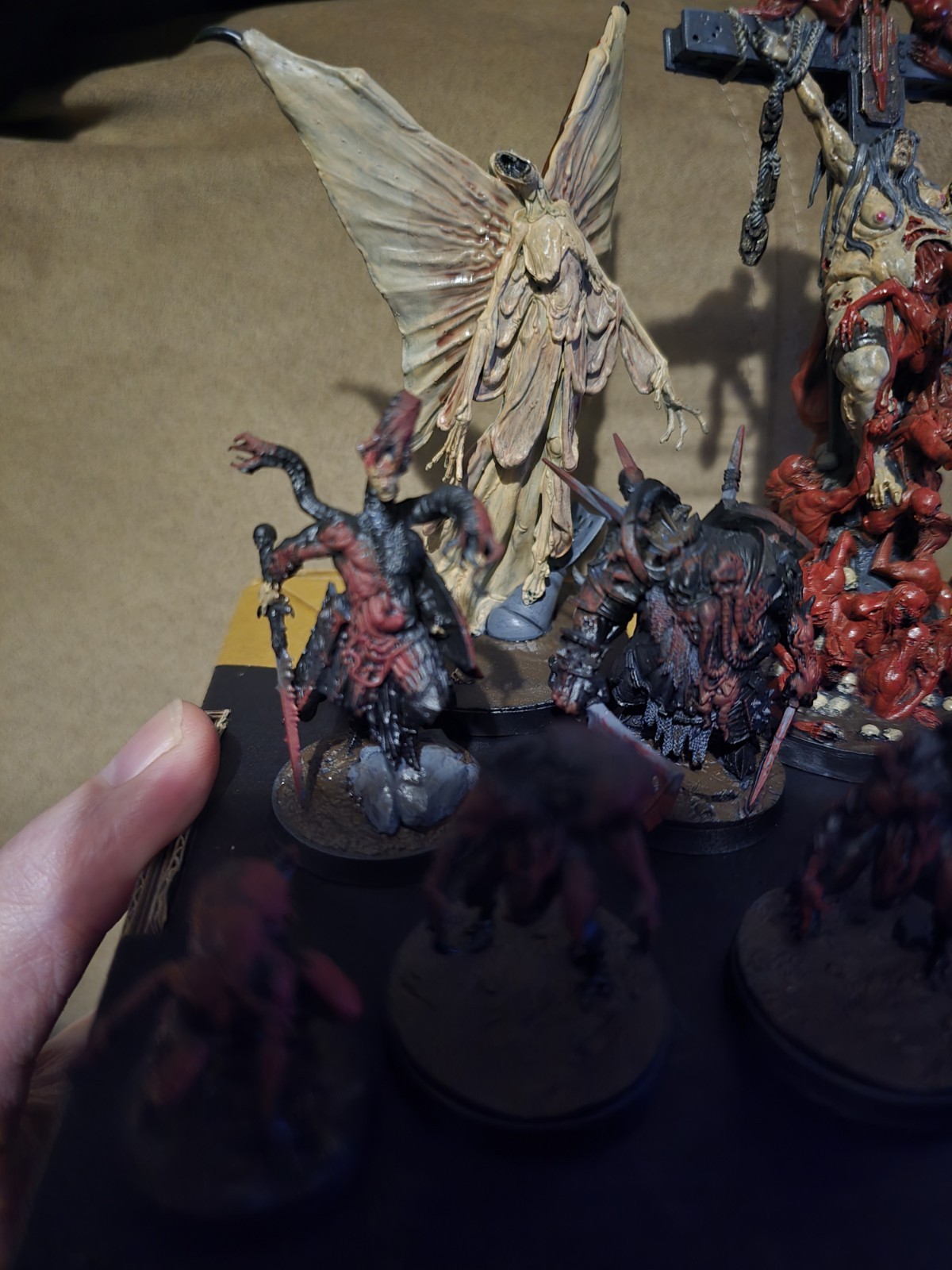 Trench Crusade The Great Hunger Warband Painted/Based/Magnetized.