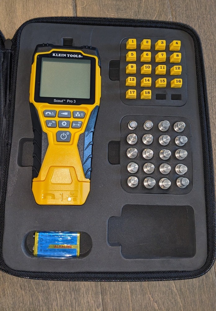 Ethernet Cable Tester Kit with Scout Pro 3 Tester