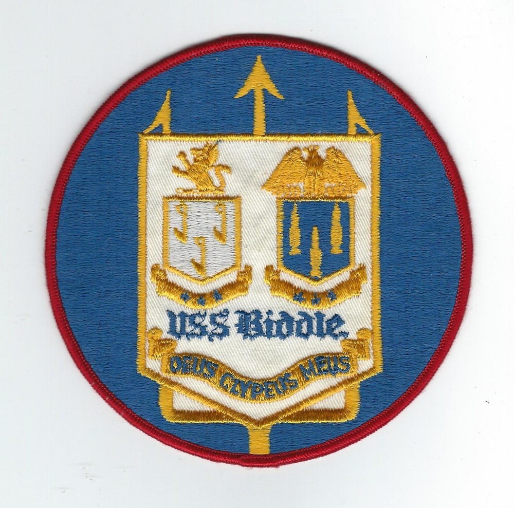 70's CG-34 USS BIDDLE  patch