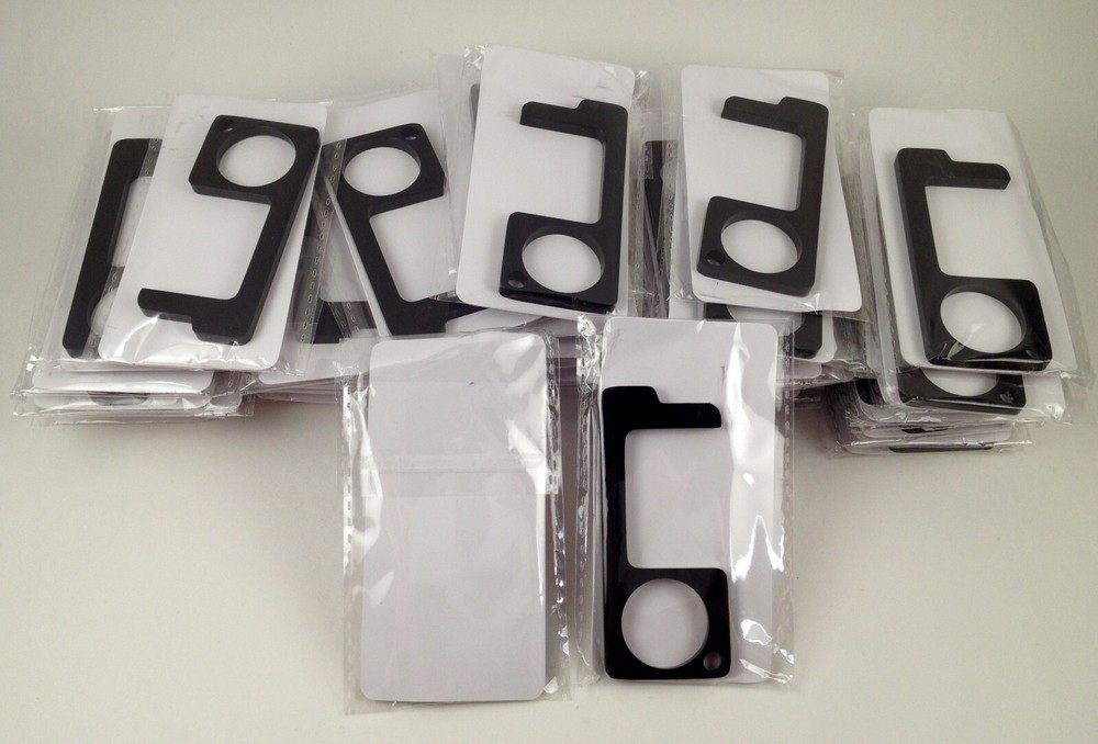 50 Touchless Door Opener Elevator Button Press No Touch Tool Hook Metal