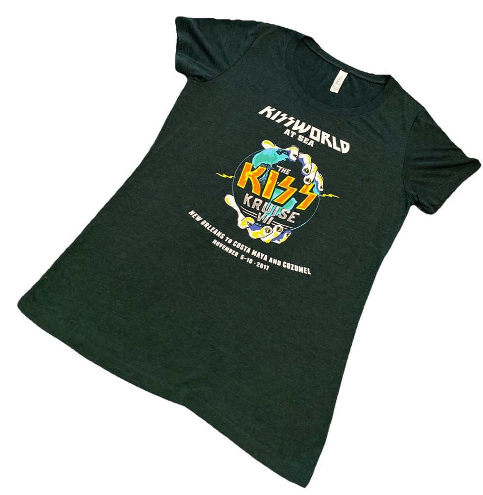 KISS’s Kissworld At Sea Kruise VII 2017 New Orleans To Cozumel Shirt X-Large