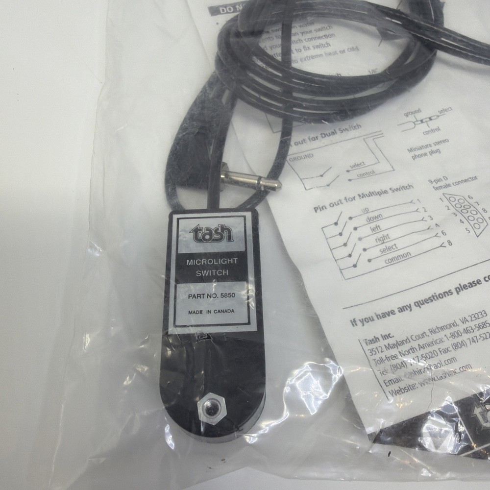 AbleNet Tash Micro Light Switch Product Number: 5850