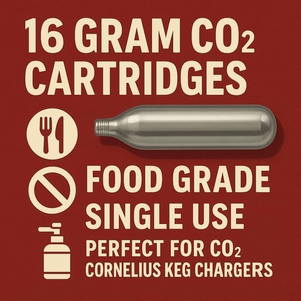 SDNselect 16 Gram Unthreaded CO2 Cartridges 20 ea