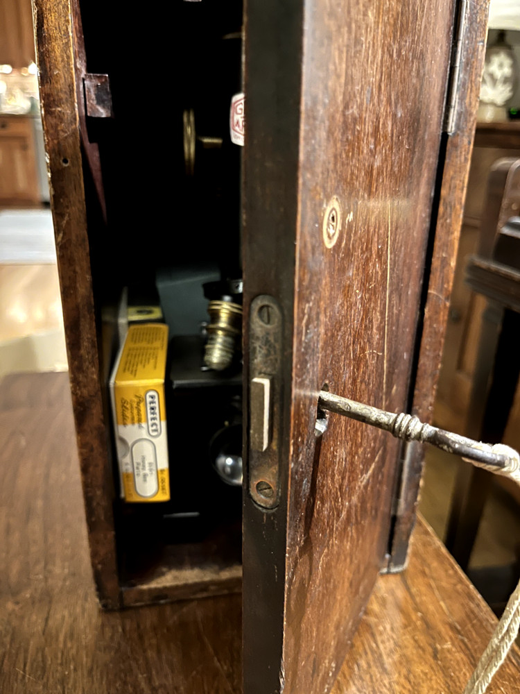 Vintage Graf Apsco Microscope with working Light c.1946
