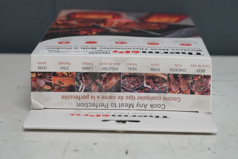 THERM PRO Wireless Meat Thermometer with Long Wireless Range & 2 Probes