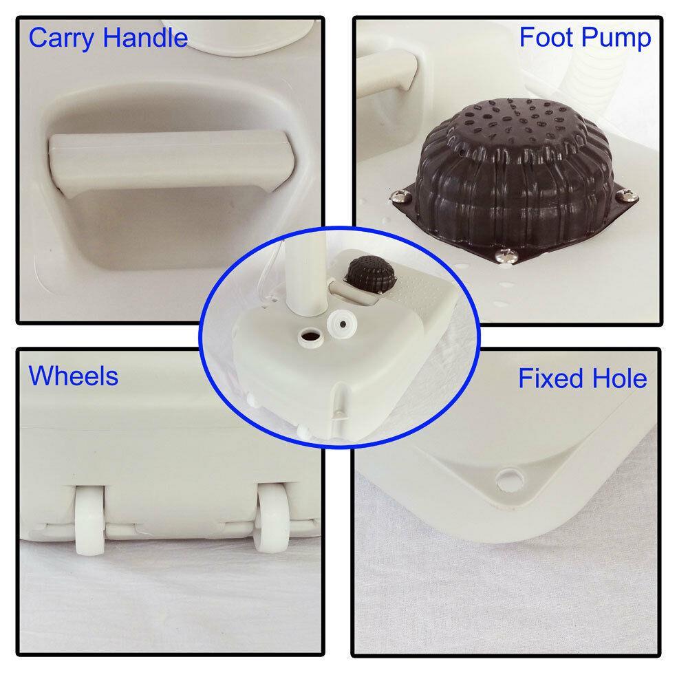 Portable Wash Basin Camping Garden Pipeline Sink Portable Water Tank Faucet New