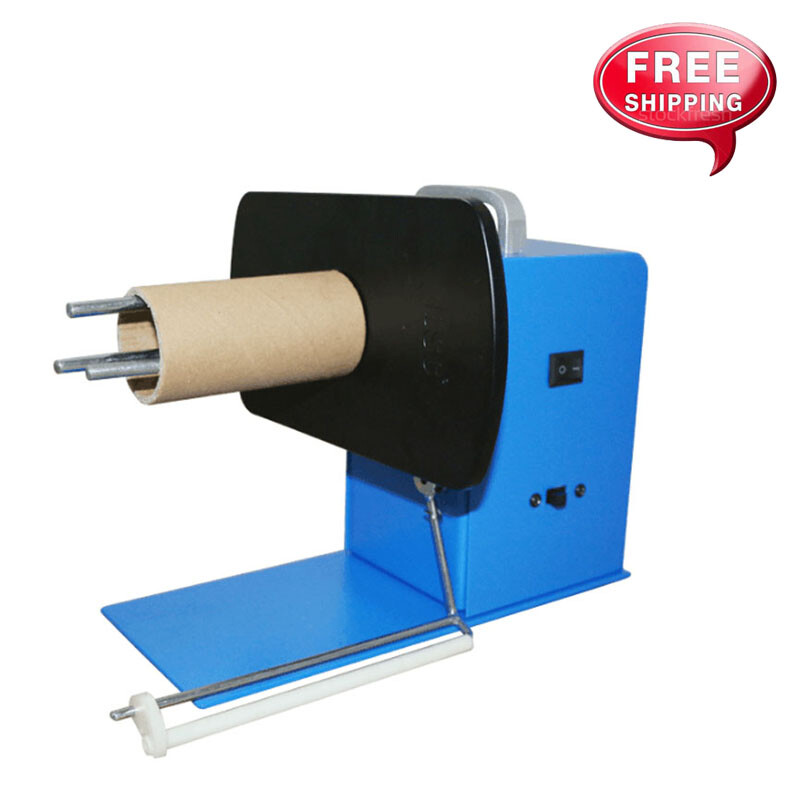 120MM Electric Label Rewinder Rewinding Machine Speed Adjustable Bidirectional