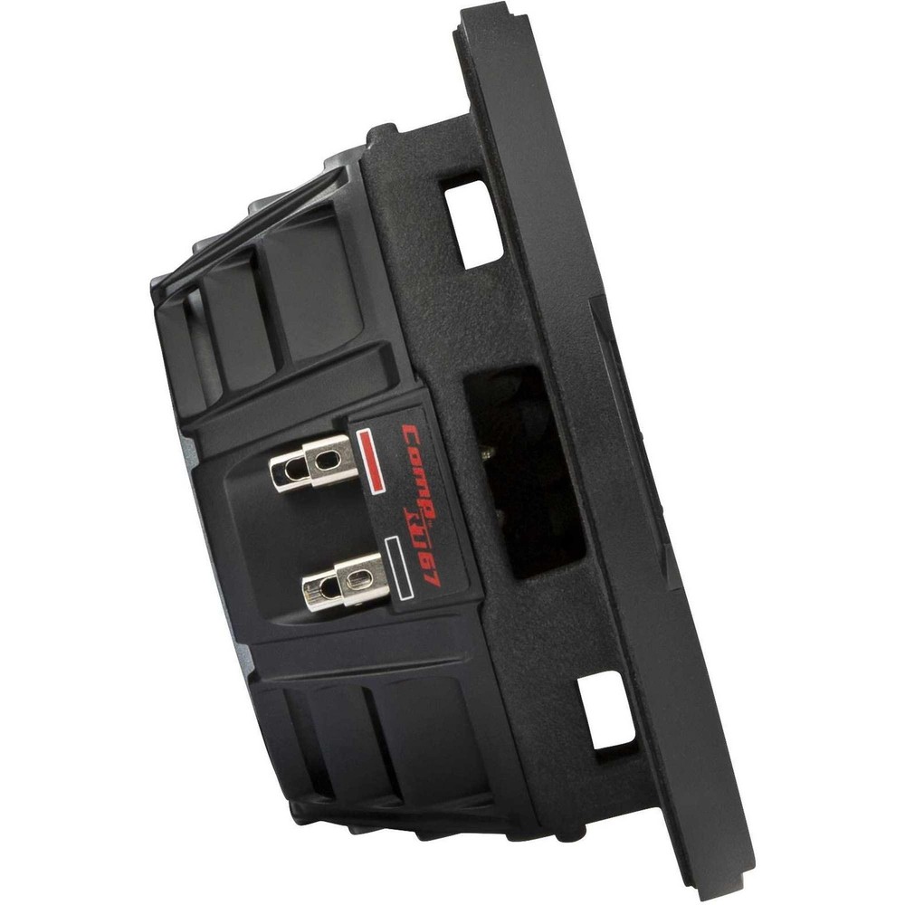 Kicker 48CWRT672 CompRT 6.75" Subwoofer, DVC, 2-ohm - Includes Speaker Wire