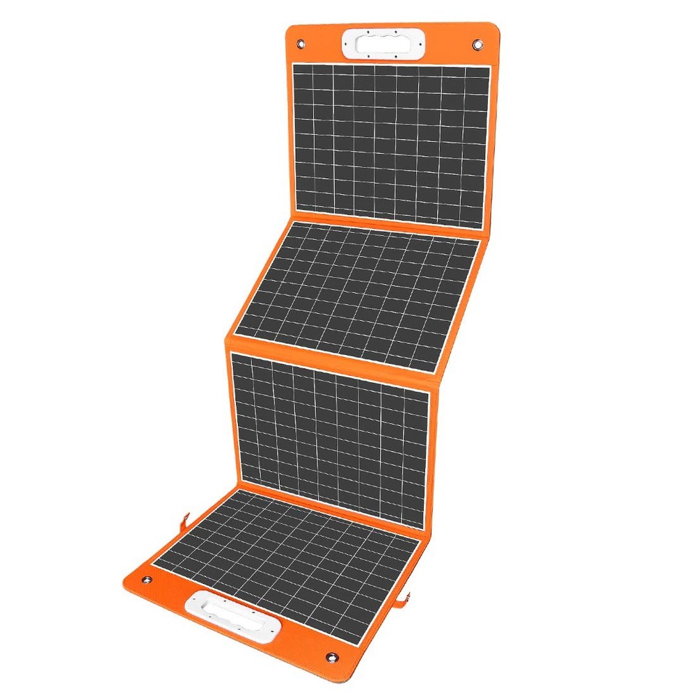Flashfish 100W 18v Foldable Solar Panel, High-Efficiency Charger with Dc Output
