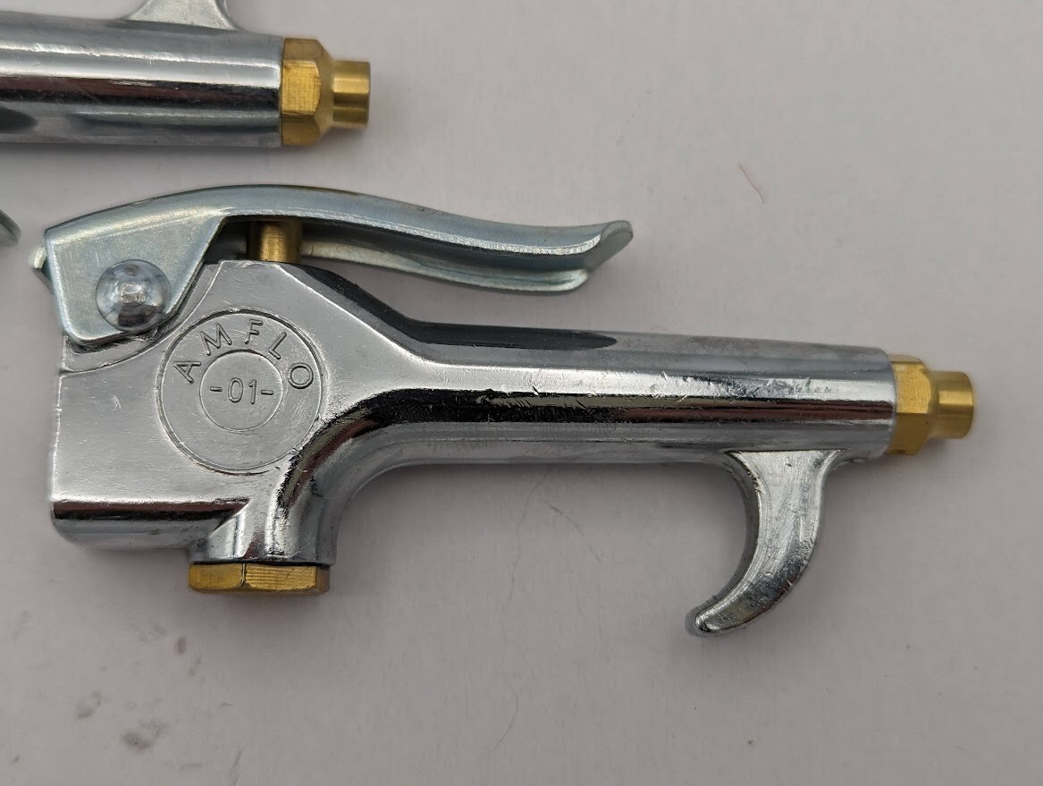 TWO PACK! 2X! AMFLO #200 GENERAL PURPOSE BLOW GUN ATTACHMENT LEVER TYPE 200 NEW!