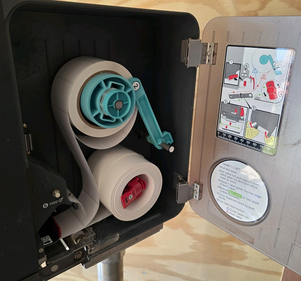 Meat Wrapper Wrap Station DPS-4600 Scale & Labeler