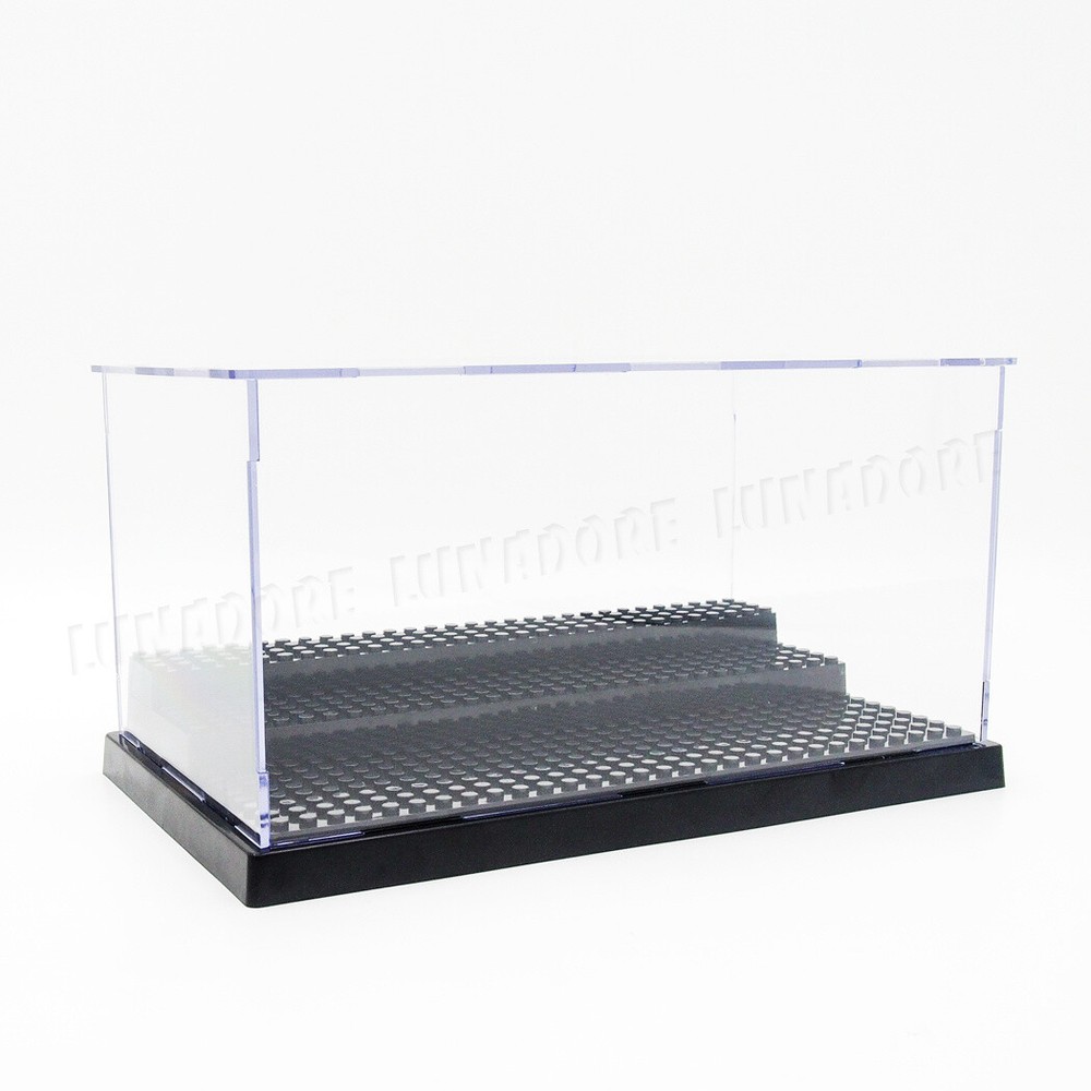 Acrylic Display Case Steps Box Showcase Mini Figures Storage Building Blocks