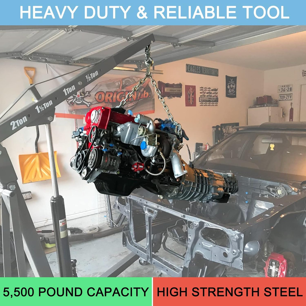 Engine Lifting Bracket Set, 5,500 Lb Capacity, 4 Sets