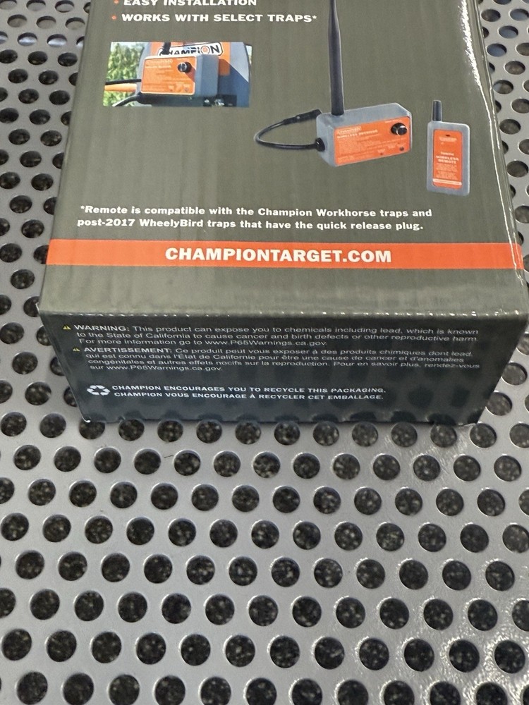 New Champion Range and Target 40923 Wheelybird Workhorse Remote Wireless New
