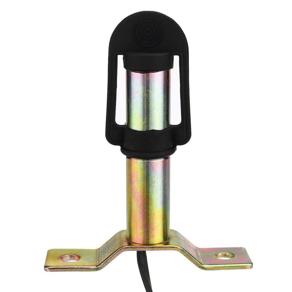 Flex Din Amber Rotating Flashing Beacon Light Mounting Pole Stem Bracket Tractor