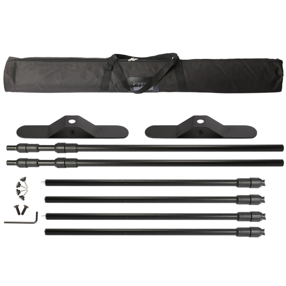 VEVOR 10pc 8"x10" Step Repeat Backdrop Telescopic Banner Stand Adjustable