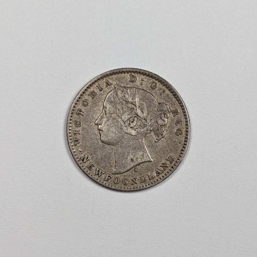 1872 Newfoundland Silver Dime