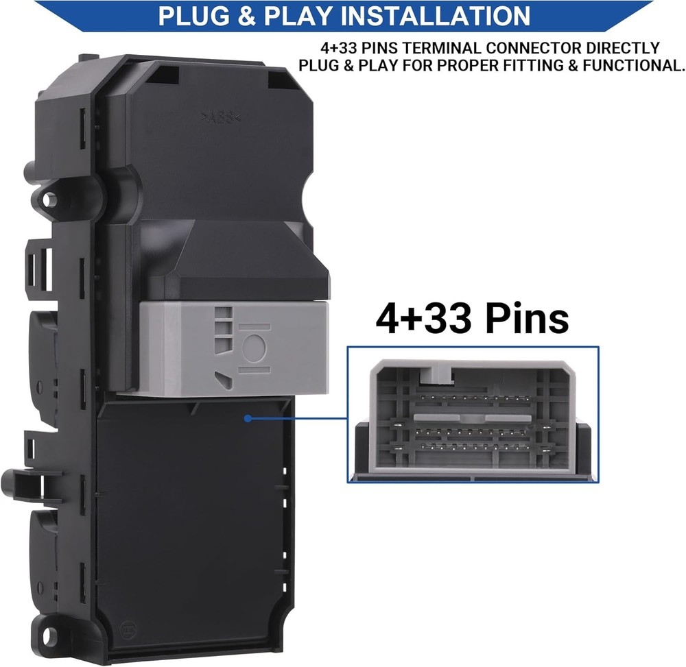 Power Window Switch Control Button, Compatible with Honda Accord 2008-2012,