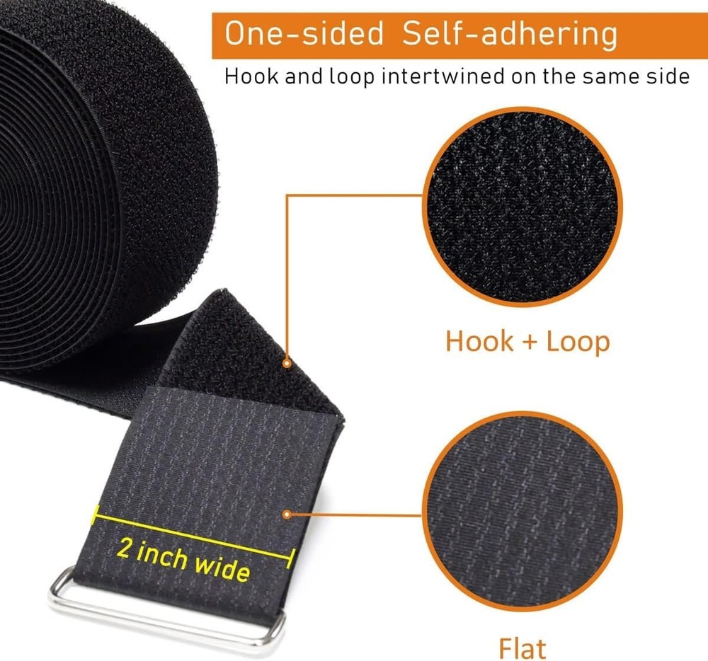 2" Wide Fastening Securing Straps - 10 Buckles