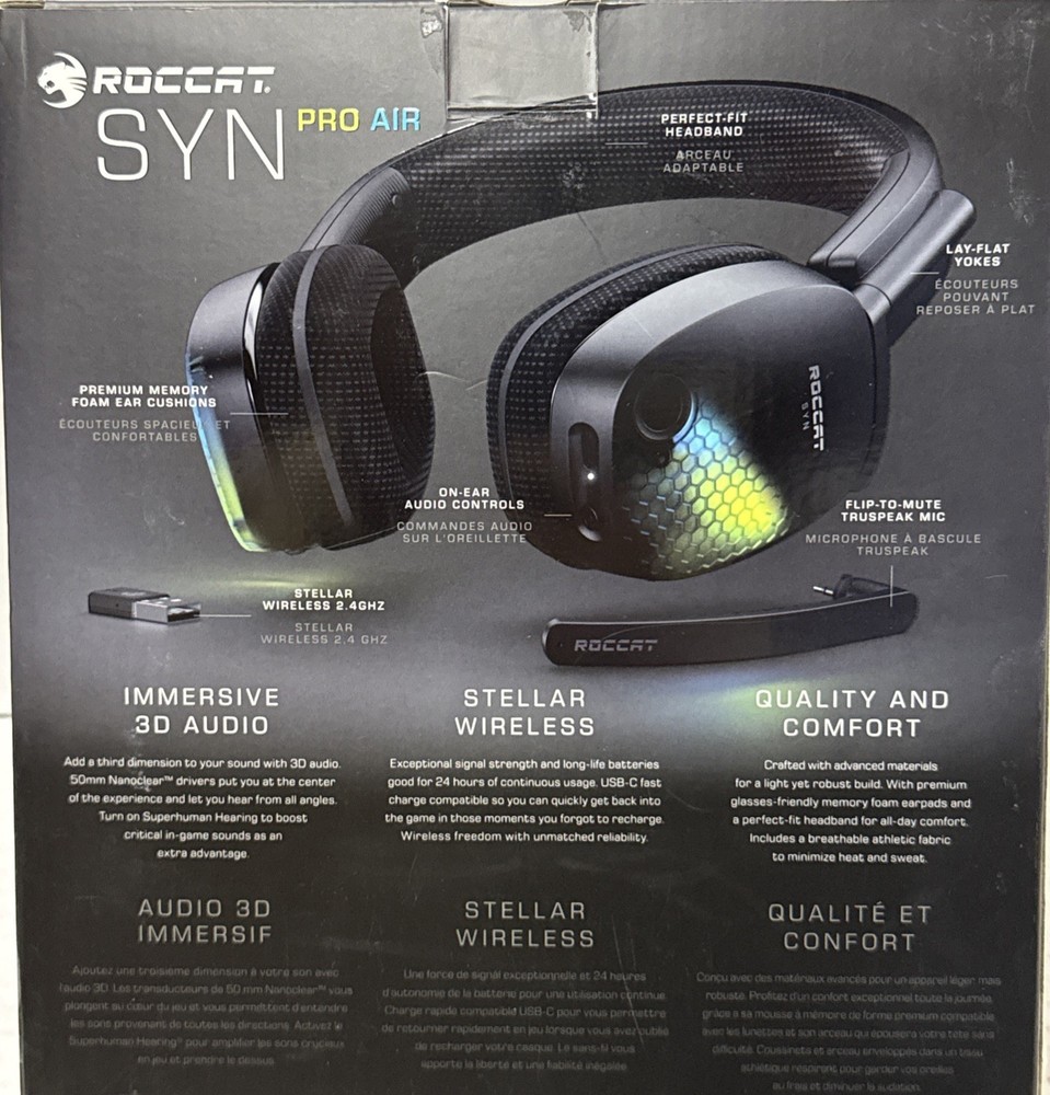 ROCCAT Syn Pro Air Wireless Gaming Headset