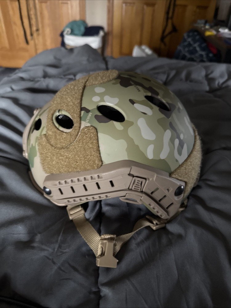 Fma Multi Cam Airsoft Helmet, Unused New