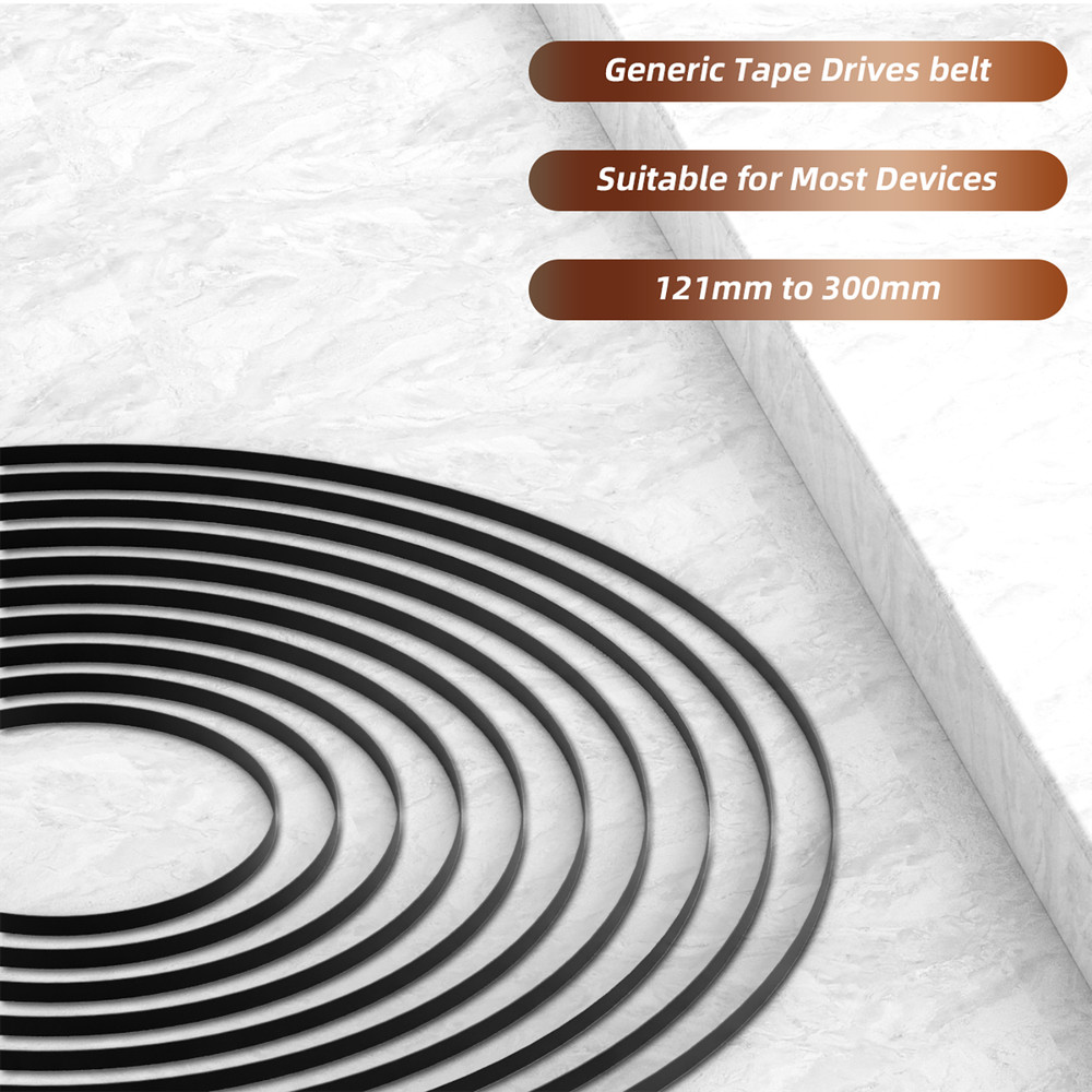 10pcs Turntable Belt Different Specifications Rubber Belt For Recorders, CD-ROM