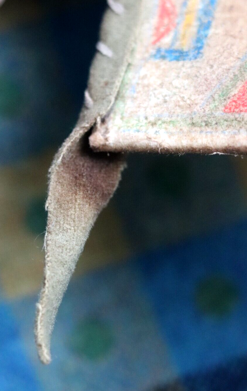 Vintage PARFLECHE BAG antique Native American document pouch Plains Indians