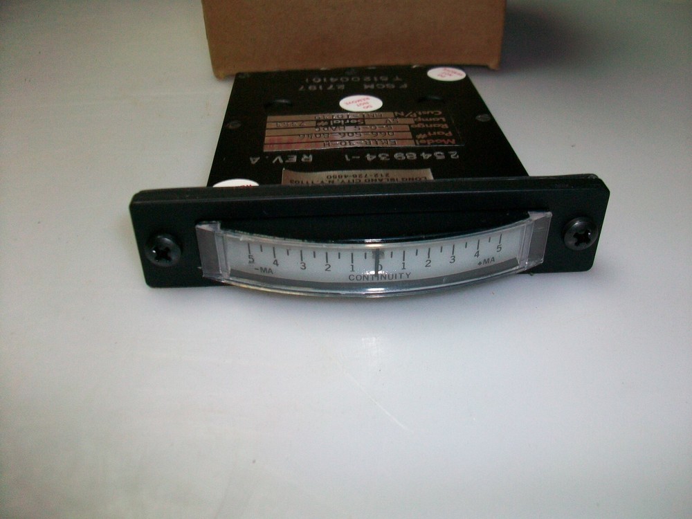 METERMOD INST. CO. EDGEWISE 5-0-5 Ma. Dc. PANEL METER