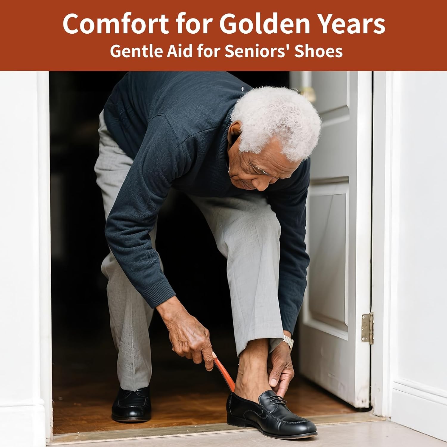 2Pcs Shoe Horns, 9.05 Inches High-toughness Plastic Horn with Hang...